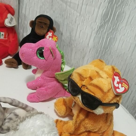 Ty Beanie Babies Lot of 12 Vintage Beanie Babies Estate sale find - Picture 6 of 14